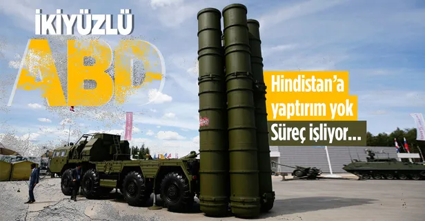 ABD'nin S-400 çifte standardı! CAATSA'ya takılmayan Hindistan için süreç işliyor...