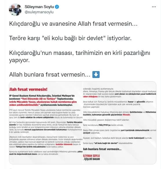 bakan-soyludan-kilicdarogluna-tarihimizin-en-kirli-pazarligini-yapiyor-1654366570629.jpeg Bakan Soylu'dan Kılıçdaroğlu'na: Tarihimizin en kirli pazarlığını yapıyor-2