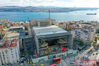 Atatürk Kültür Merkezi’nde inşaatın yüzde 78’i tamamlandı