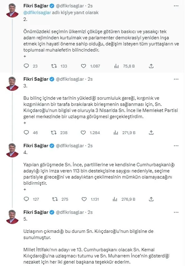 Kemal Kılıçdaroğlu Muharrem İnce'ye "adaylıktan çekil" teklifini götürdü mü? Muharrem İnce'den ve CHP'den flaş açıklamalar-4