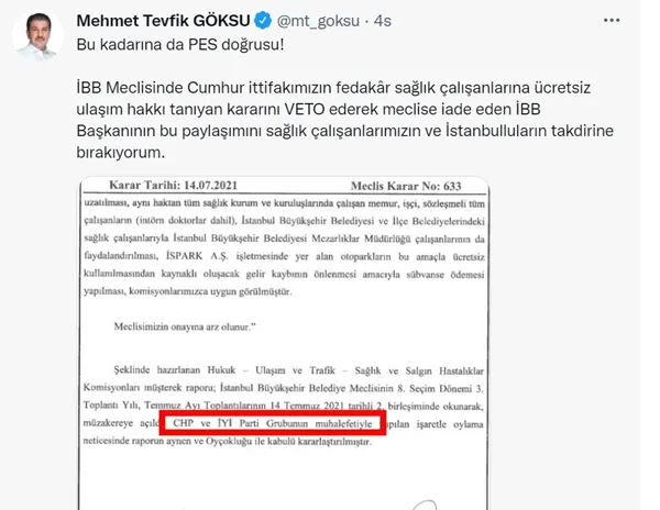 CHP'li İBB Başkanı İmamoğlu'ndan pes dedirten hareket! Veto ettiği sağlık çalışanlarına ücretsiz ulaşım için teşekkür etti-3