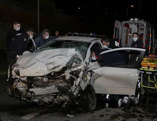 Ankara’da feci kaza! Kafa kafaya çarpıştılar