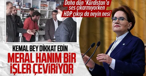 Burası Kürdistan skandalına sessiz kalan Akşener ne oldu da HDPKK diye haykırmaya başladı?