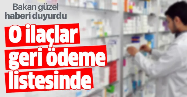 Son dakika: Bakan güzel haberi duyurdu! 12 ilaç daha geri ödeme listesinde