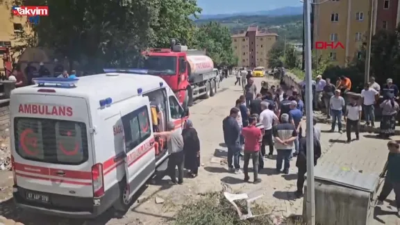 Zonguldak Çaycuma'da patlama!
