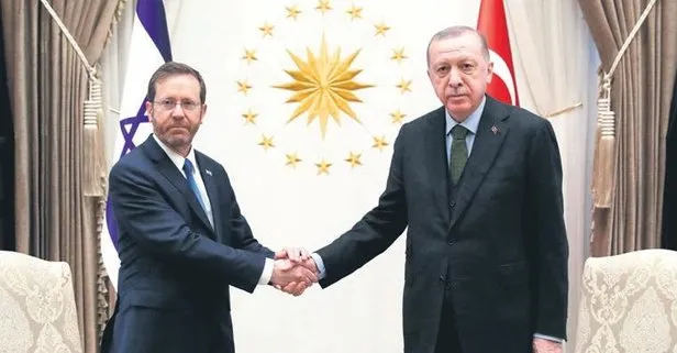 14 yıl aradan sonra ilk kez bir İsrail Cumhurbaşkanı Türkiye’ye geldi