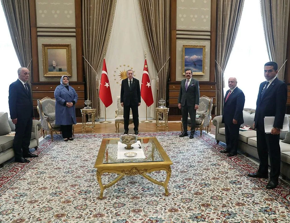 Cumhurbaşkanlığı Külliyesi’nde önemli görüşme