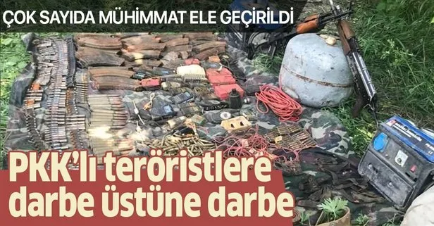 Son dakika: Hakkari’nin Yüksekova ilçesinde PKK’ya ait silah ve mühimmatlar ele geçirildi