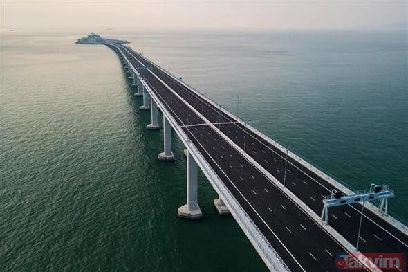 Dünyanın en uzun deniz köprüsü Zhuhai-Macau açıldı - 7
