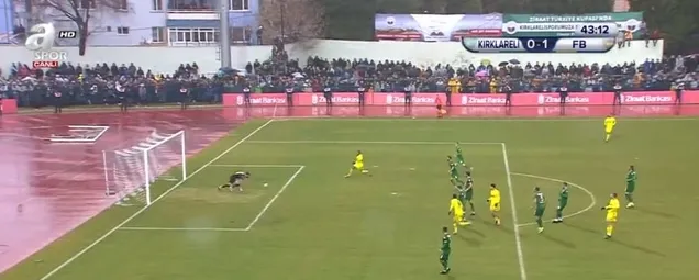 Kırklarelispor 0 - 1 Fenerbahçe ZTK Çeyrek Final İlk Maçı Gol: Mevlüt Erdinç | Video