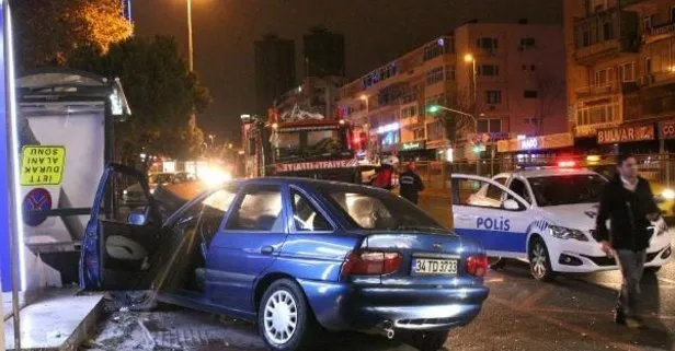 Beşiktaş’ta korkutan kaza: 2 kişi yaralandı