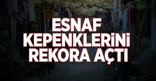 Esnaf kepenklerini ‘rekor’a açtı