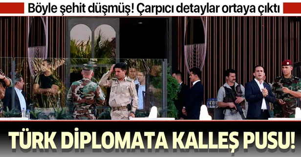 Son dakika haberi: Erbil'deki Türk diplomata hain saldırıda çarpıcı detaylar ortaya çıktı
