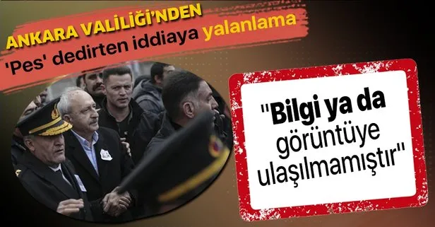 Ankara Valiliği’nden Kılıçdaroğlu’nun saldırıya uğradığı şehit cenazesinde ’sopa dağıtıldı’ iddiasına yalanlama