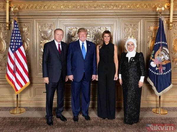 Başkan Erdoğan'dan ABD'de yoğun diplomasi... ABD Başkanı Trump ile yemekte buluştu... - 1