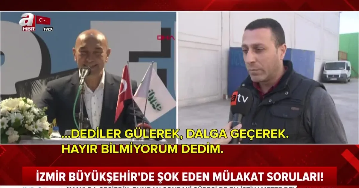 CHP'li İzmir Büyükşehir Belediyesi’nde tepki çeken mülakat soruları