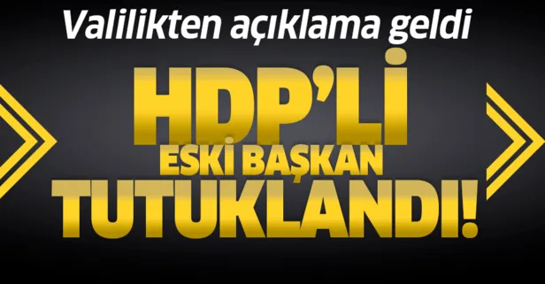 Son dakika: HDP Erzincan eski İl Başkanı Ayhan Pakkan, PKK’lılarla işbirliğinden tutuklandı