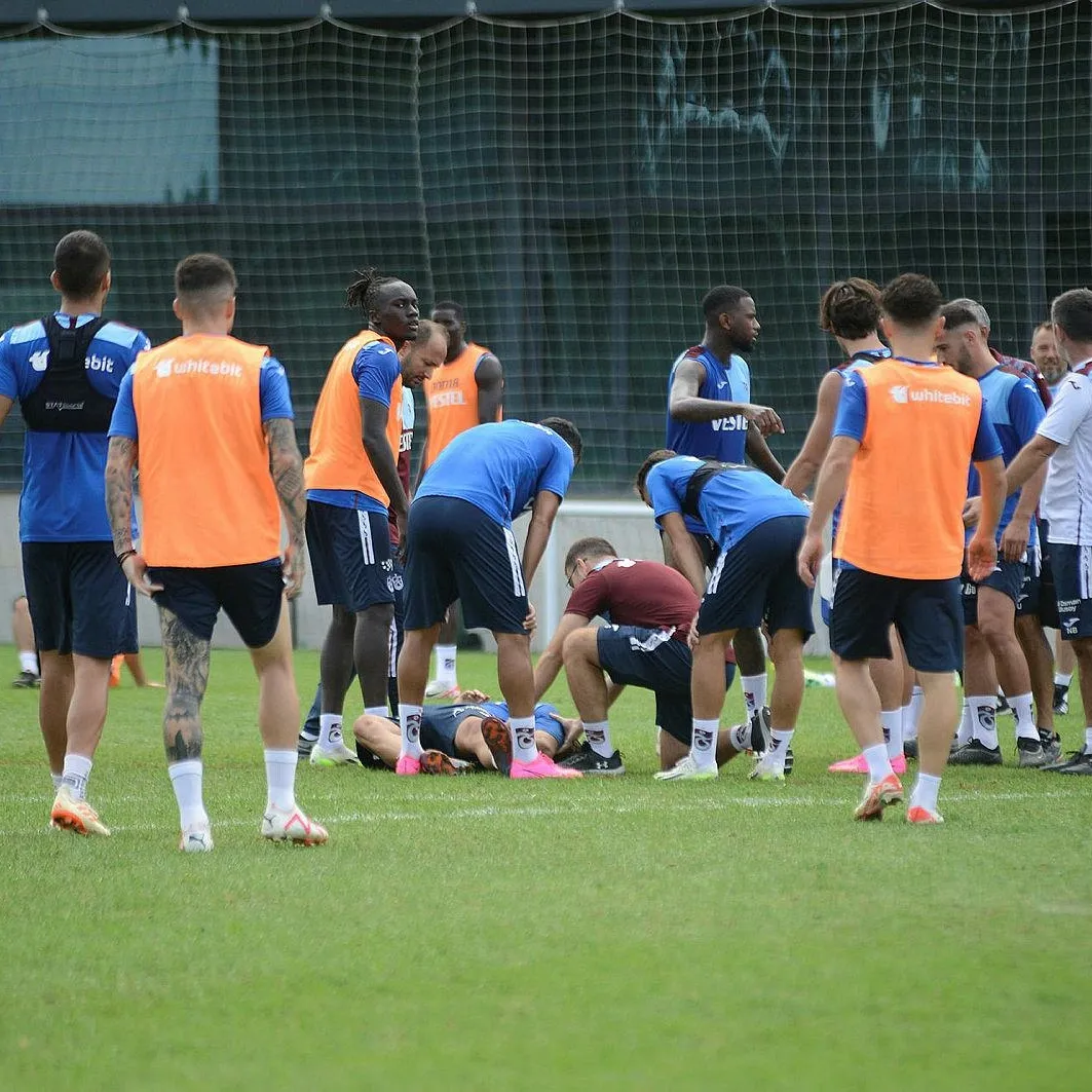 Trabzonspor’da 3 eksikli kıran kırana idman