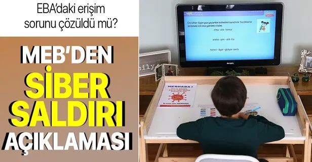 MEB’den son dakika EBA açıklaması: Erişim sorunları hızla çözüme ulaştırılmıştır