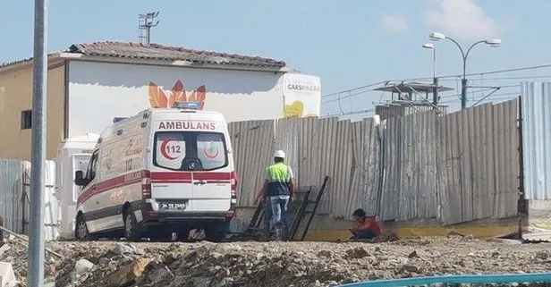 Metro inşaatında kaza