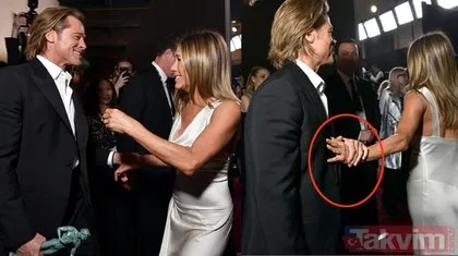 Dünya onları konuşuyor! Angelina Jolie’den boşanan Brad Pitt yıllar sonra Jennifer Aniston ile el ele!