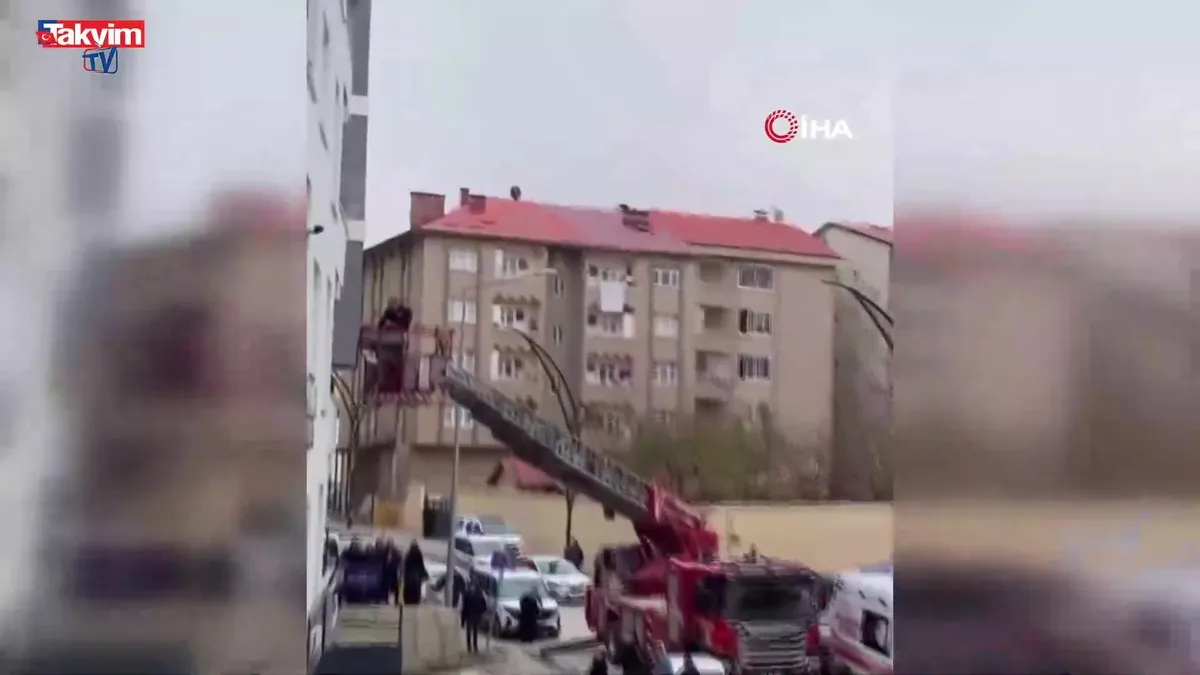 Muş'ta apartman dairesinde korku dolu anlar