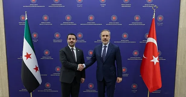 Şam heyeti Ankara’da! Bakan Fidan ve Şeybani’den ortak basın toplantısında önemli açıklamalar