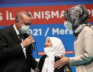 107 yaşındaki Çam’dan Erdoğan’a duygulandıran sözler