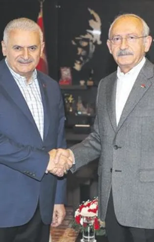 Binali Yıldırım, Kemal Kılıçdaroğlu'nu ziyaret etti