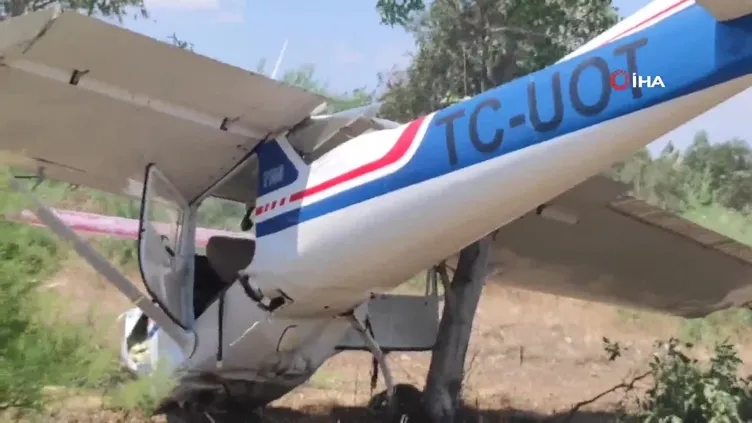 İzmir’de özel uçak düştü!