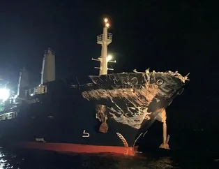 İstanbul’da gemiler çarpıştı