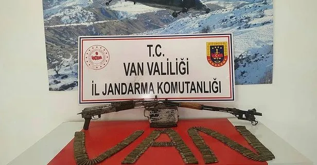 Van Başkale’de terör örgütü PKK’ya operasyon: Silah ve mühimmat ele geçirildi