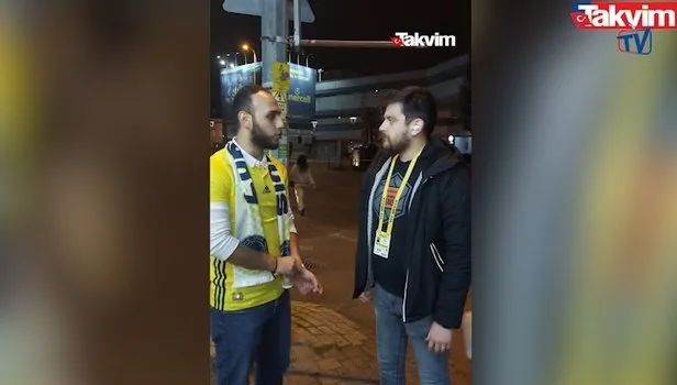Takvim.com.tr’den Osman Cengiz, Fenerbahçe taraftarlarına mikrofon uzattı! Ali Koç’u istemiyoruz