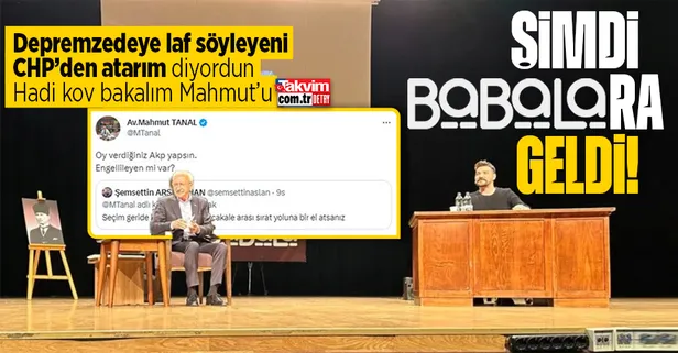 İşte CHP'nin hizmet anlayışı bu! Mahmut Tanal tepki çekti: Oy verdikleriniz yapsın... Kılıçdaroğlu buna ne diyecek?