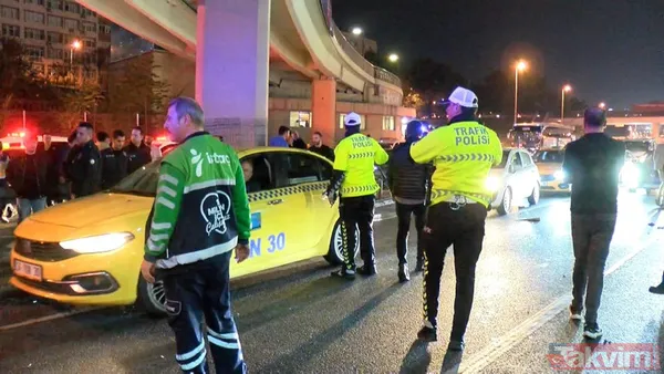 İstanbul Merter'de makas terörü can aldı! Bariyerlere çarpan cip alev aldı: 1 ölü, 3 ağır yaralı - 16