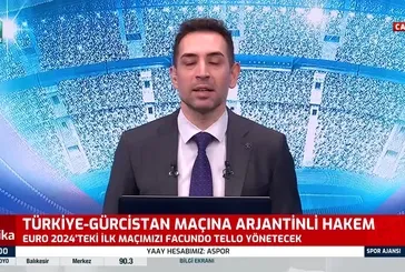 Türkiye – Gürcistan maçına Arjantinli hakem!