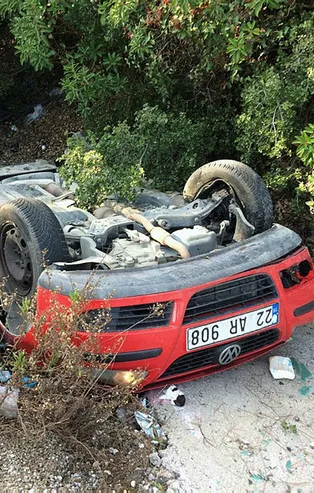 Muğla'da feci kaza! Otomobil şarampole yuvarlandı! Ölü ve yaralılar var