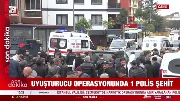 Uyuşturucu operasyonunda 1 polis şehit