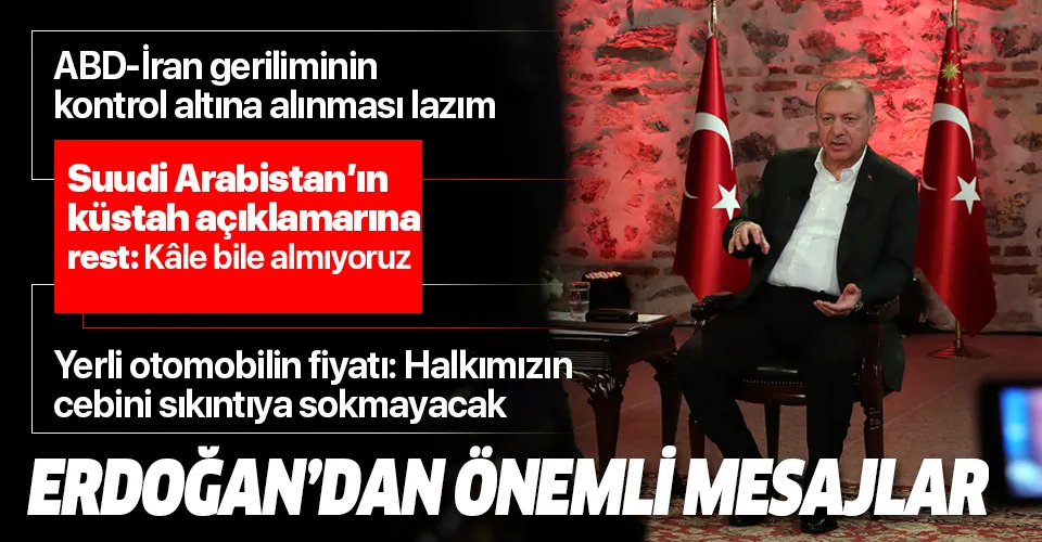 Başkan Erdoğan'dan önemli açıklamalar