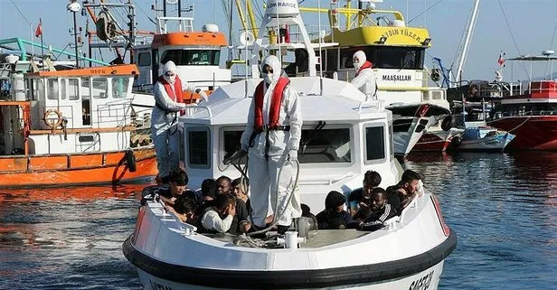 İzmir’de Yunanistan unsurlarınca Türk karasularına geri itilen 82 sığınmacı kurtarıldı