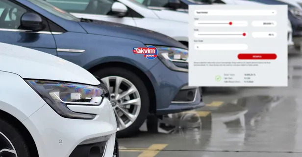 1 yıl ertelemeli...Halkbank, İş Bankası, Ziraat Bankası 450.000 TL taşıt kredisinin taksit tablosu belli oldu!