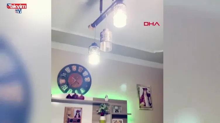 Marmaris’teki deprem anı kamerada!