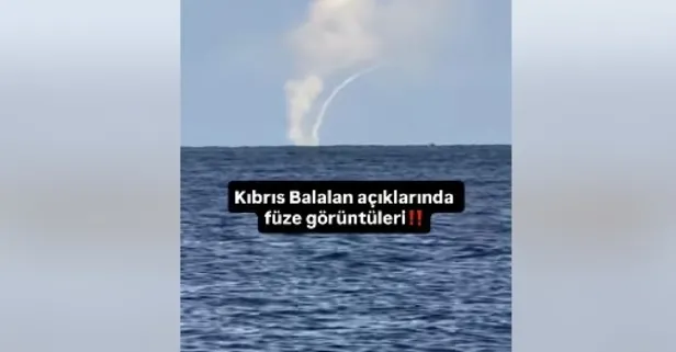 KKTC'de füze paniği dezenformasyon çıktı: Atışlar uluslararası sularda