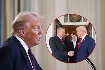Beyaz Saray'da Donald Trump'tan Başkan Erdoğan'a teşekkür sonrası övgü dolu sözler: Kendisi benim dostum