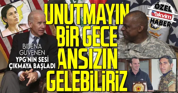 SON DAKİKA: Joe Biden'a güvenen YPG/PKK'nın yeniden sesi çıkmaya başladı