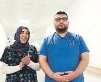 Aynı hastanede anne-oğul gururu!