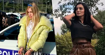 Aleyna Tilkinin süper minili, elleri kelepçeli pozuna annesi Havva Öztel bakın ne dedi! Olay yaratan fotoğraf...