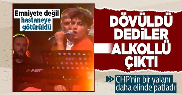 Konya’da sahneye fırlayan genç alkollü çıktı! ’AK Parti’ye oy verme’ şovunda CHP’nin ’dövdüler’ yalanı elinde patladı: Düşerek yaralandı