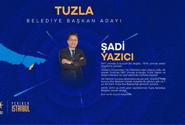 Şadi Yazıcı kimdir, kaç yaşında, nereli? İstanbul Tuzla Belediyesi AK Parti, MHP, CHP ve İYİ Parti başkan adayları kim oldu?