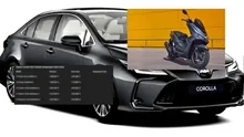Toyotadan ayda 16 bin TLye Corolla! Hondadan ise faizsiz 10 bin TLye motosiklet